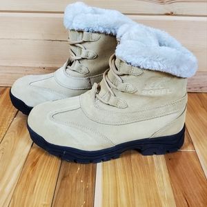 Sorel Beige Thinsulate Boots Women's Size 9